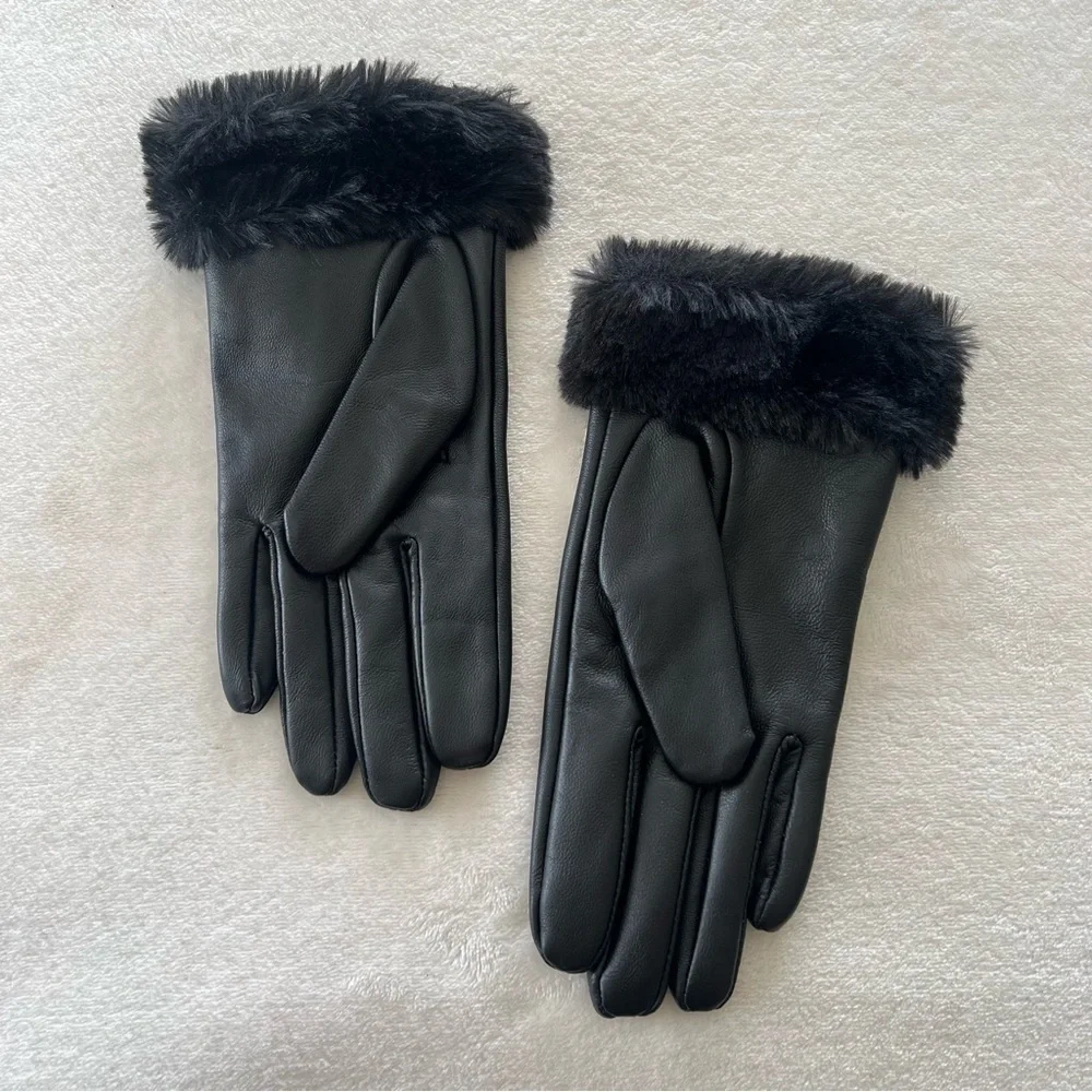 WOMEN’S Winter Faux Fur Leather Gloves